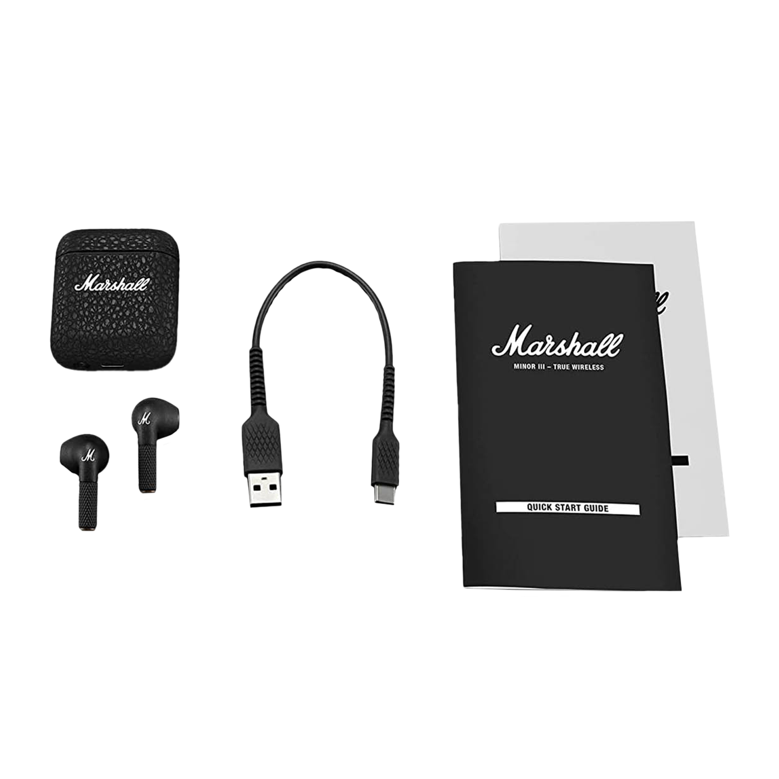 Buy Marshall Minor Iii Ms Min Bt Tws Earbuds Ipx Water Resistant Hours Playback Black